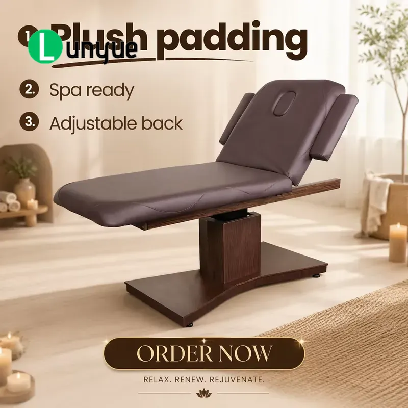 Spa Wellness Gym - طاولة تدليك كهربائية، تصميم على شكل