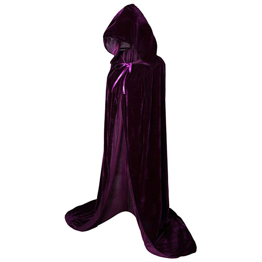 Bathrobe - عباءات الهالوين عباءة بقلنسوة على الطراز
