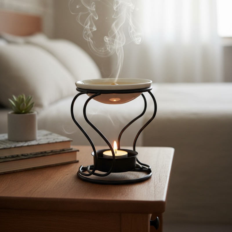 Wax Warmer - المعادن Tealight السيراميك Tealight شمعة موقد