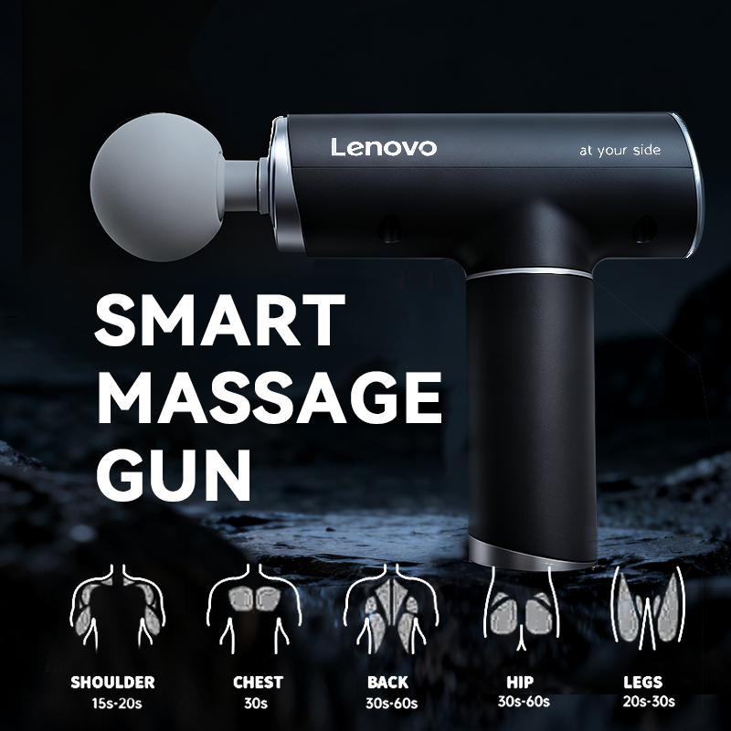مسدس تدليك العضلات من لينوفو ط - مراجعة Massage Gun وسعره