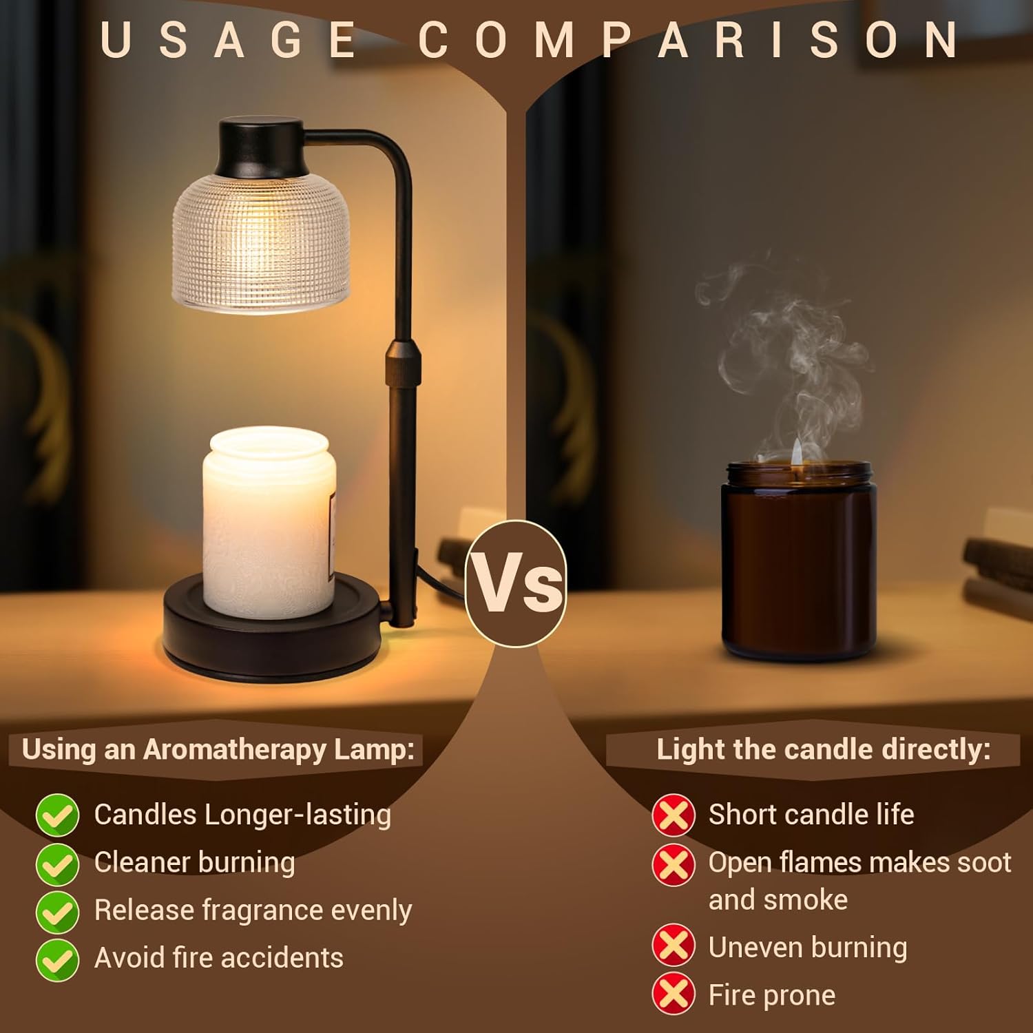 مصباح تسخين الشموع مع مؤقت - ج - مراجعة Wax Warmer وسعره
