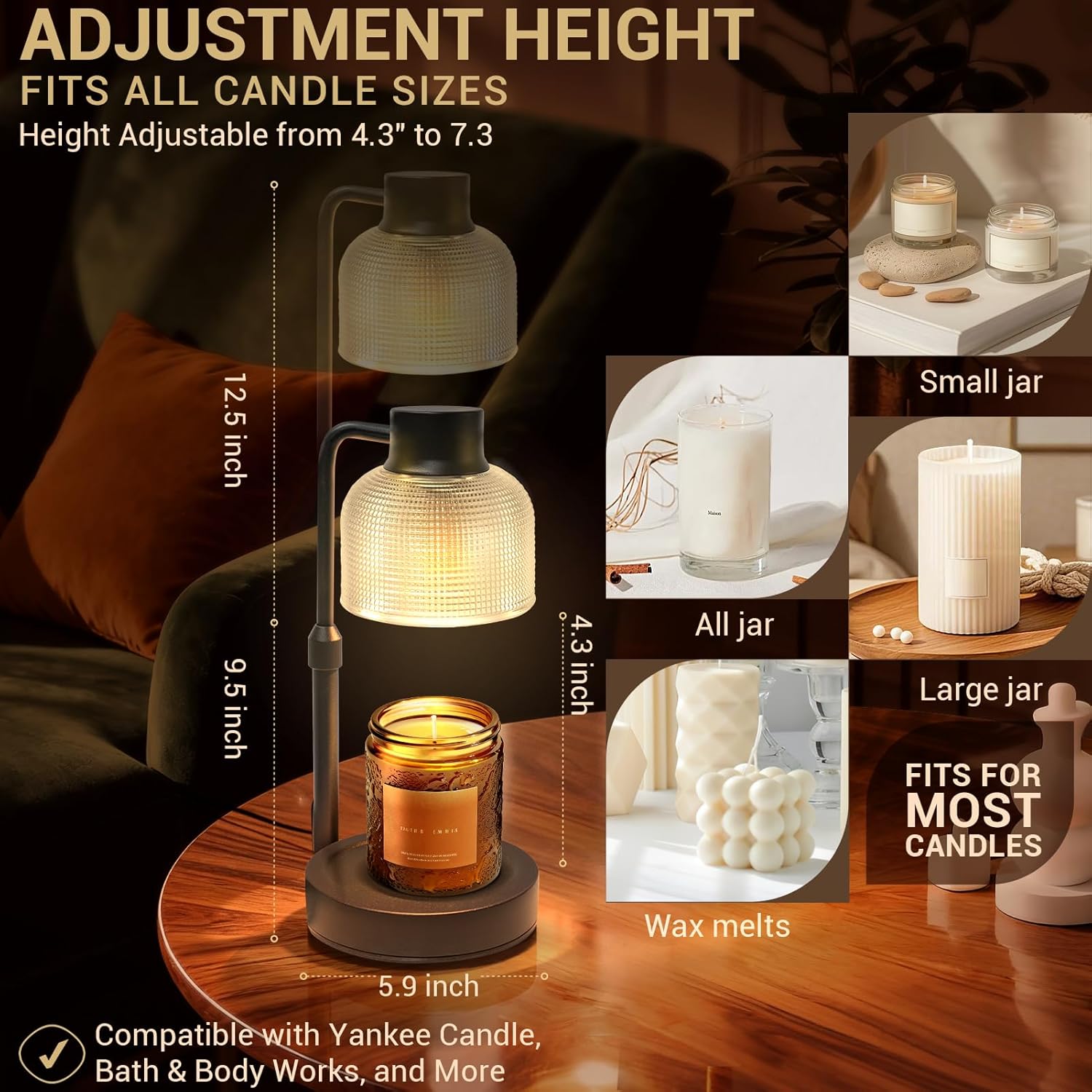 مصباح تسخين الشموع مع مؤقت - ج - مراجعة Wax Warmer وسعره