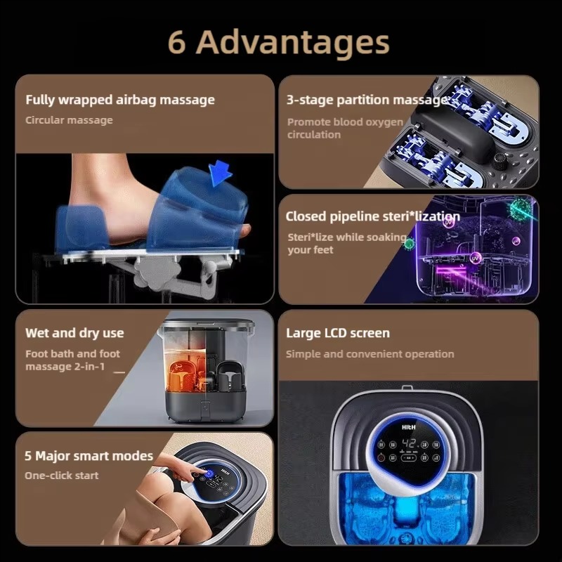 جهاز تدليك القدم الكهربائي الم - مراجعة Spa Massager وسعره