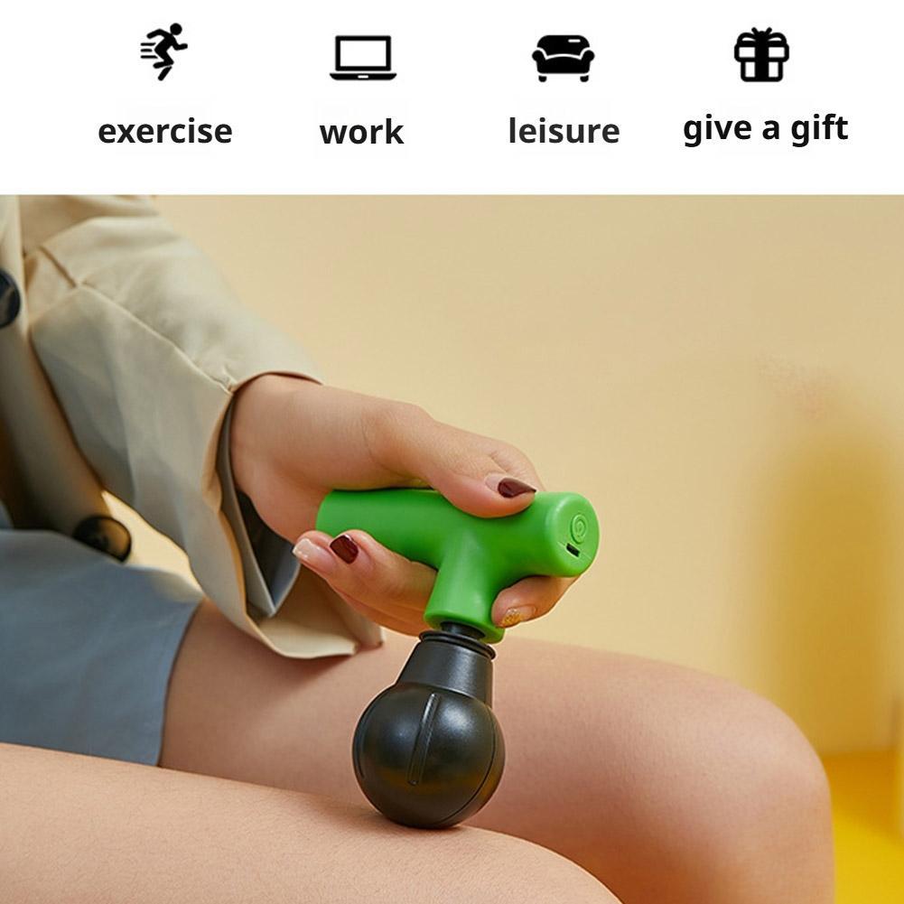 مسدس تدليك محمول صغير، جهاز تد - مراجعة Massage Gun وسعره