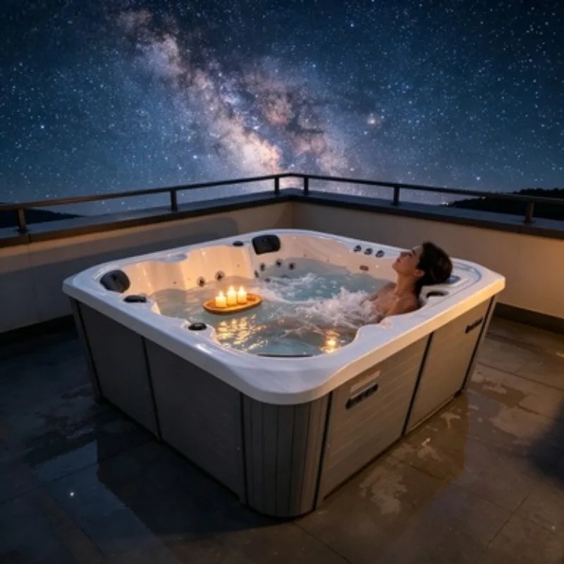 حوض استحمام ساخن خارجي من الأك - مراجعة Hot Tub وسعره