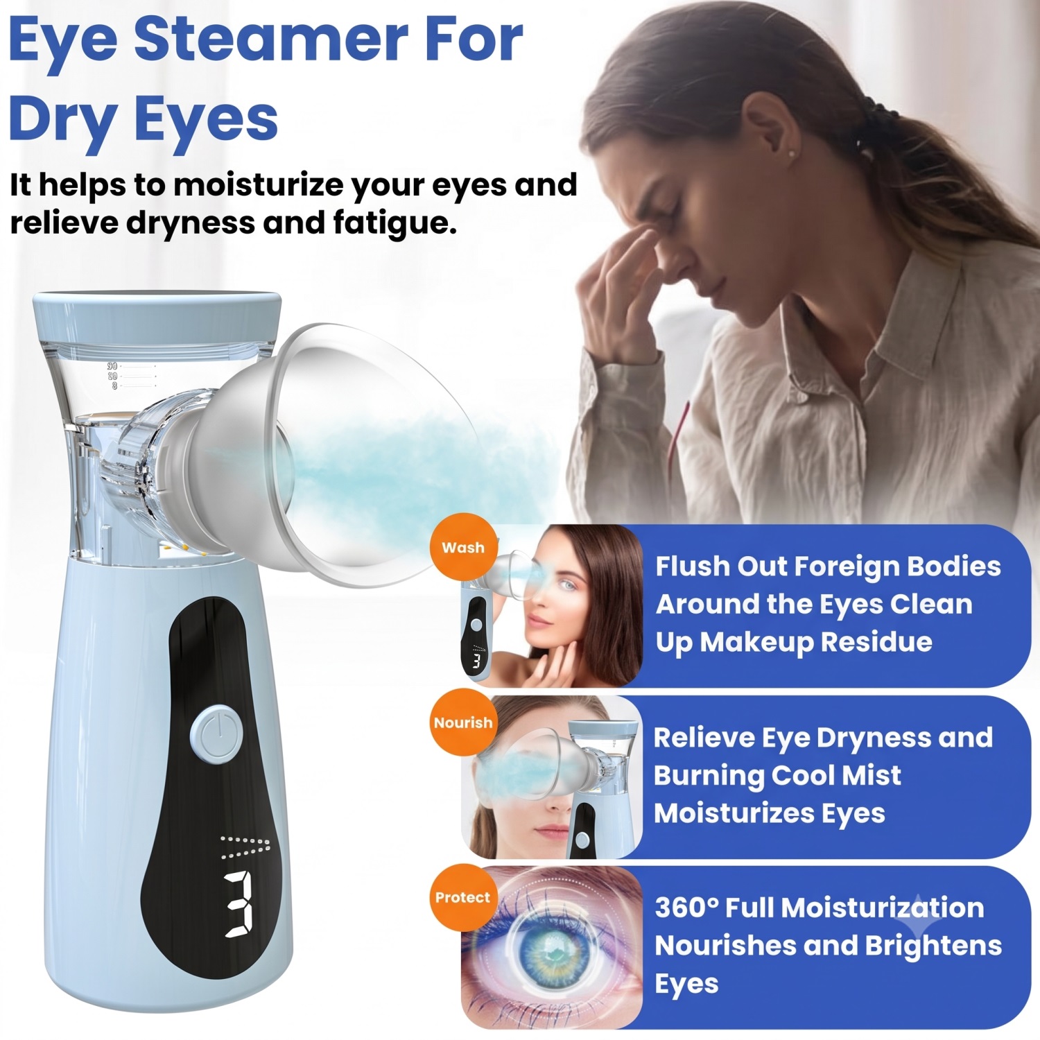مرطب عين نانو، جهاز تبخير للعي - مراجعة Face Steamer وسعره