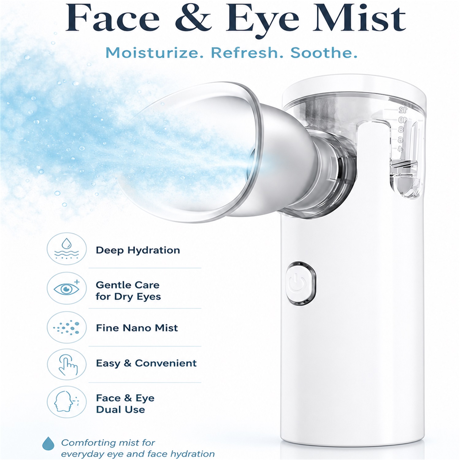 جهاز ترطيب العين بالنانو، بخاخ - مراجعة Face Steamer وسعره