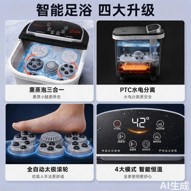 حوض استحمام كهربائي للقدمين، ح - مراجعة Spa Massager وسعره