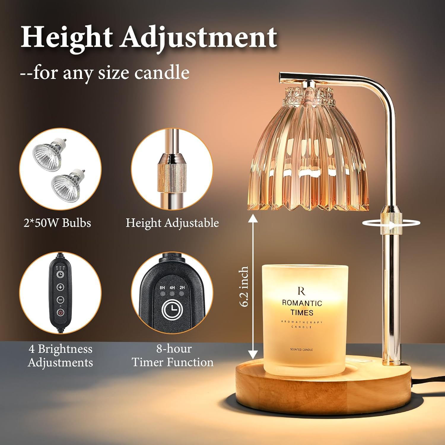 مصباح تسخين الشمع العطري قابل  - مراجعة Wax Warmer وسعره