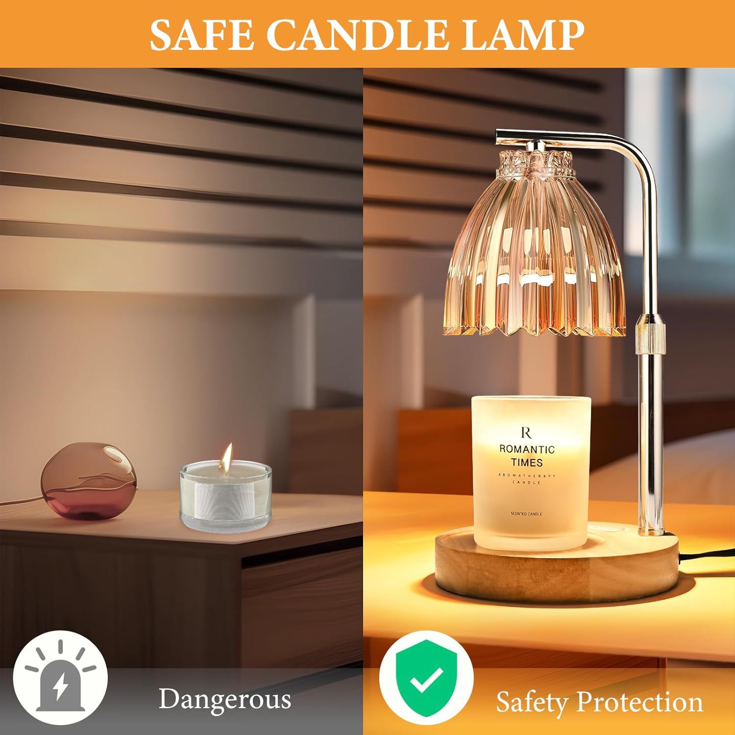 مصباح تسخين الشمع العطري قابل  - مراجعة Wax Warmer وسعره