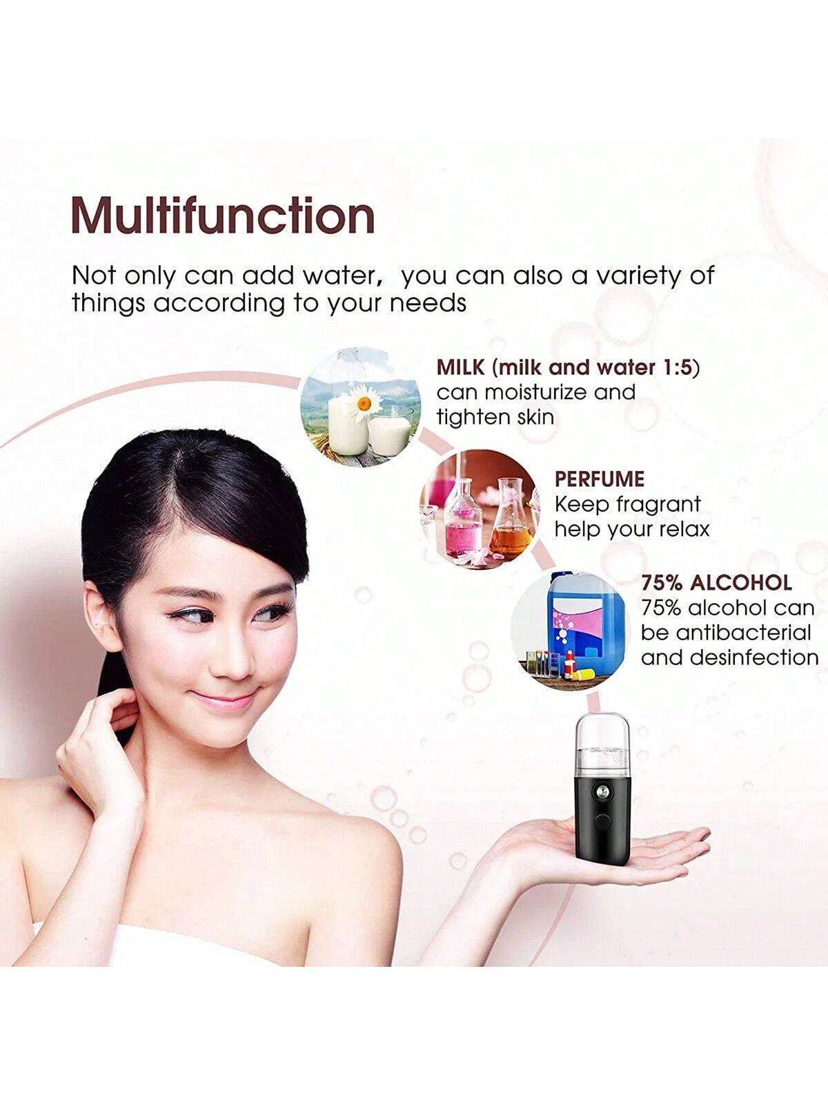 USB ضباب بخاخ الوجه المرطب الب - مراجعة Face Steamer وسعره