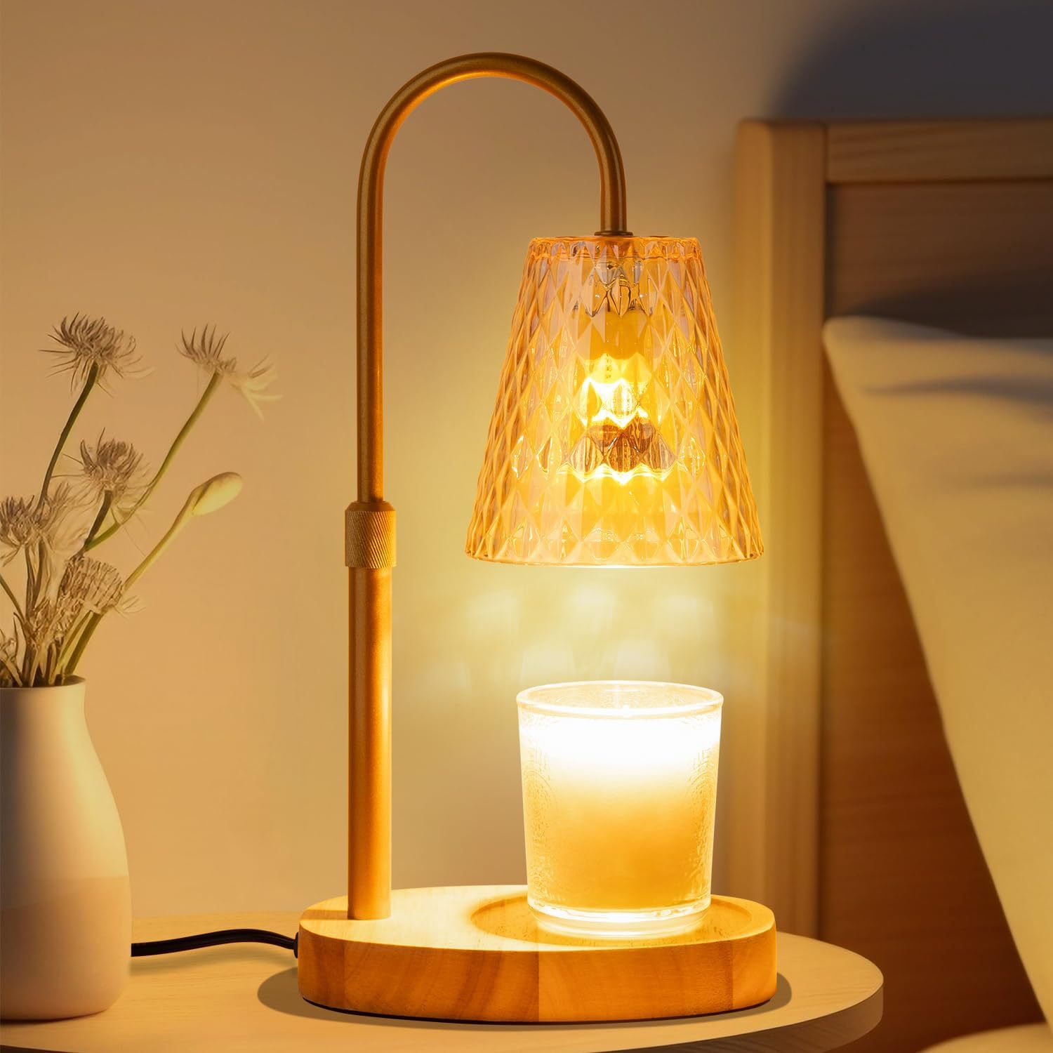 مصباح تسخين الشمع بدون لهب بتص - مراجعة Wax Warmer وسعره