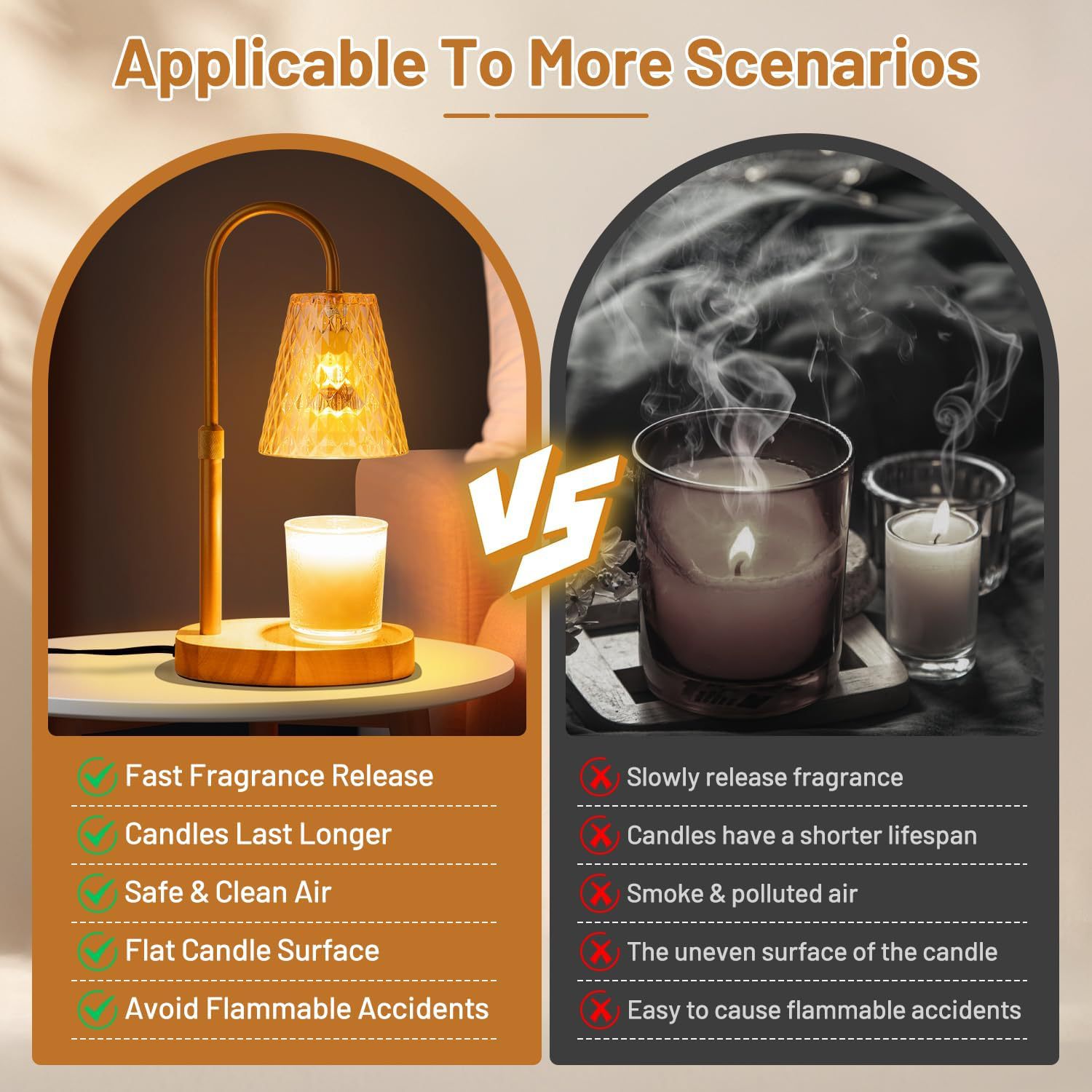 مصباح تسخين الشمع بدون لهب بتص - مراجعة Wax Warmer وسعره