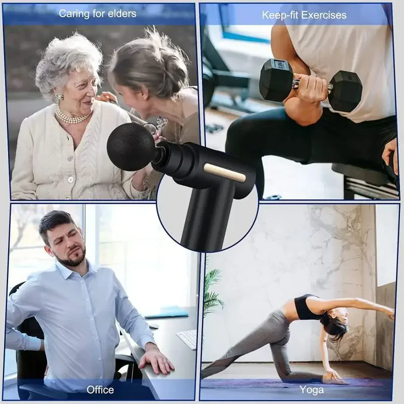2024 محمول اللفافة بندقية الجس - مراجعة Massage Gun وسعره