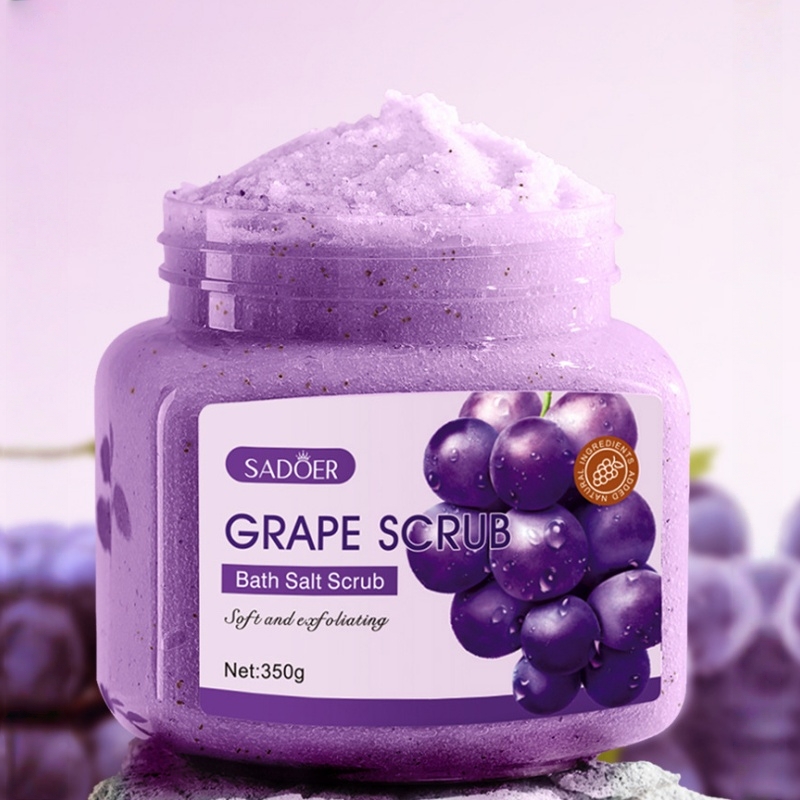 مقشر ملح الاستحمام بالعنب 350  - مراجعة Bath Salts وسعره