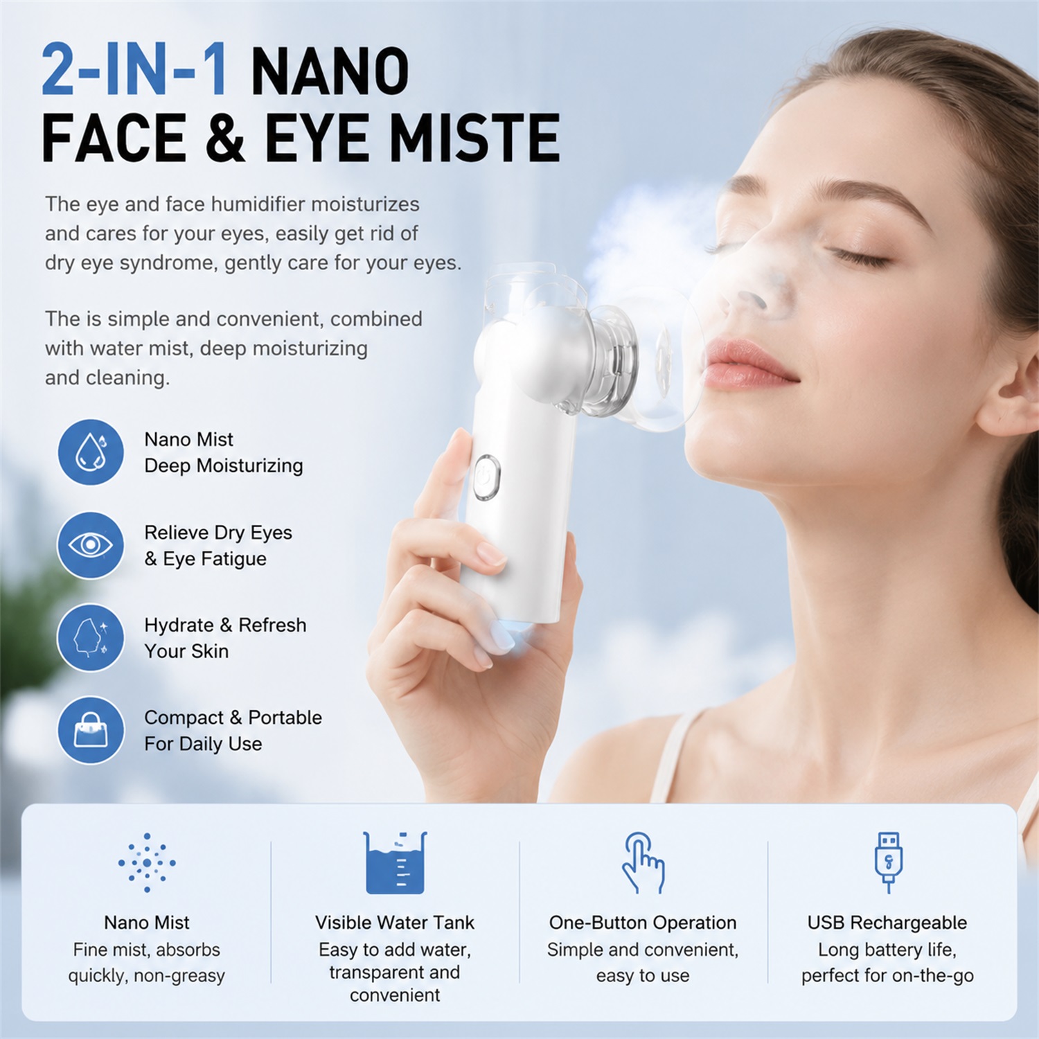 جهاز تبخير للوجه 2 في 1، رذاذ  - مراجعة Face Steamer وسعره