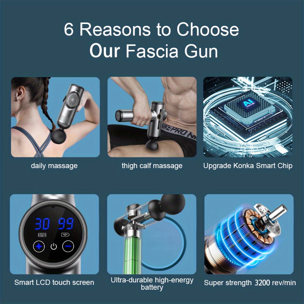 99 مستوى تدليك بندقية اللفافة  - مراجعة Massage Gun وسعره