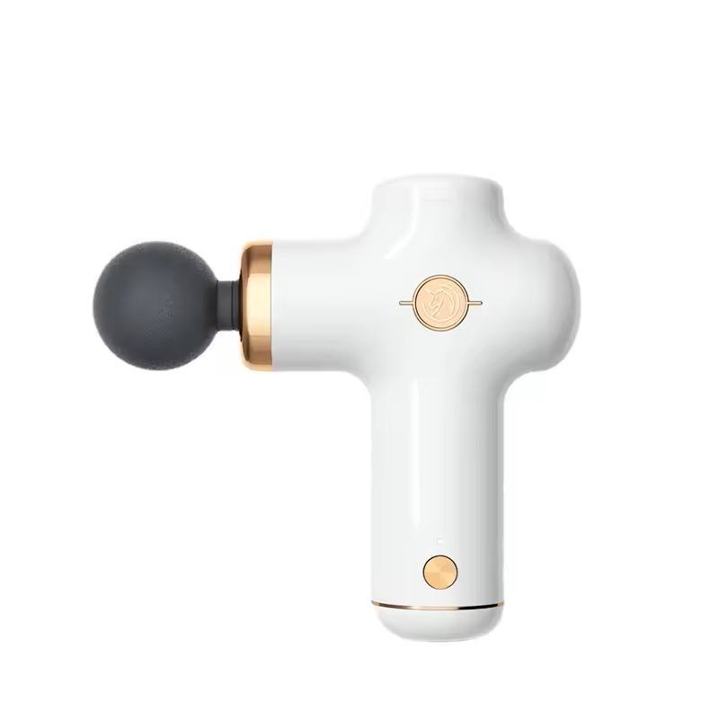 مسدس تدليك محمول صغير مع 4 رؤو - مراجعة Massage Gun وسعره