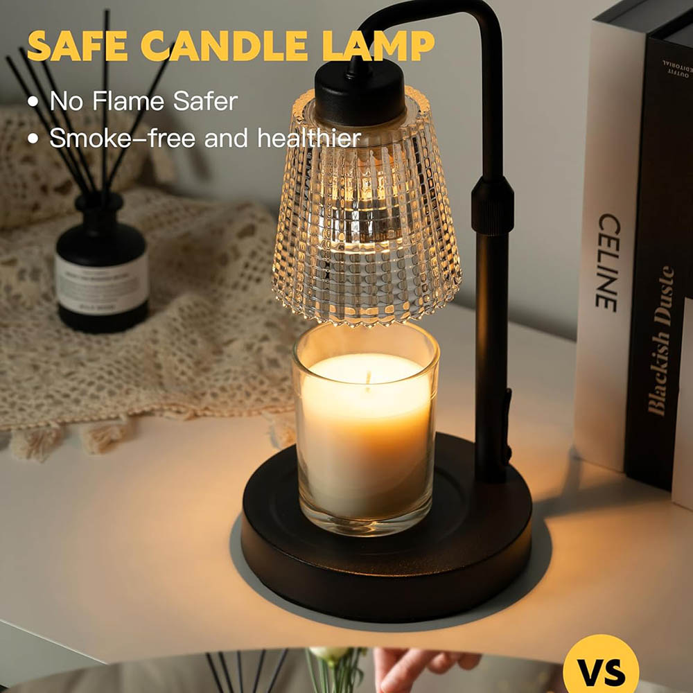 مصباح تسخين الشموع مع مؤقت قاب - مراجعة Wax Warmer وسعره